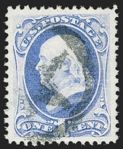 Sale 1219, Lot 344, 1870-71 National Bank Note Co. Grilled Issue (Scott 134-144)