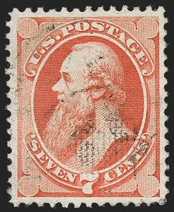 Sale 1219, Lot 349, 1870-71 National Bank Note Co. Grilled Issue (Scott 134-144)