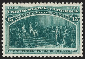 Sale 1219, Lot 431, 1893 Columbian Issue (Scott 230-245)