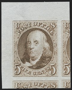 Sale 1219, Lot 46, 1875 Reproduction of 1847 Issue (Scott 3-4)