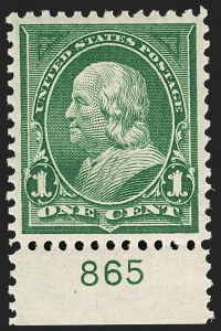 Sale 1219, Lot 472, 1897-1903 Change of Colors (Scott 279-284)