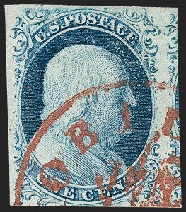 Sale 1219, Lot 62, 1c 1851 Issue (Scott 5-9)