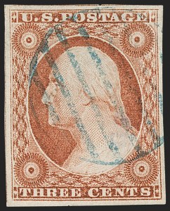 Sale 1219, Lot 63, 3c 1851 Issue (Scott 10-11A)