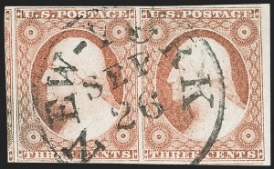 Sale 1219, Lot 68, 3c 1851 Issue (Scott 10-11A)