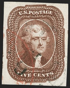 Sale Number 1219, Lot Number 75, 5c-12c 1851-56 Issue (Scott 12-17)
