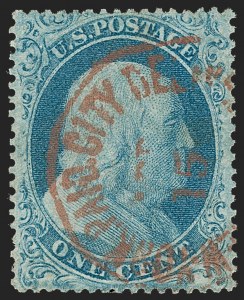 Sale 1219, Lot 86, 1c 1857-60 Issue (Scott 18-24)
