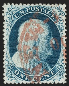 Sale 1219, Lot 90, 1c 1857-60 Issue (Scott 18-24)