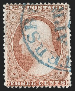 Sale 1219, Lot 97, 3c 1857-60 Issue (Scott 25-26A)