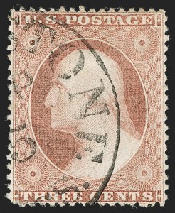Sale 1219, Lot 99, 3c 1857-60 Issue (Scott 25-26A)
