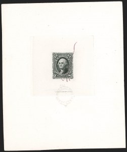 Sale 1221, Lot 1013, Essays and Proofs, 1847 thru 1868 Issues