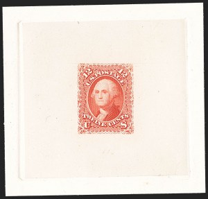 Sale 1221, Lot 1014, Essays and Proofs, 1847 thru 1868 Issues