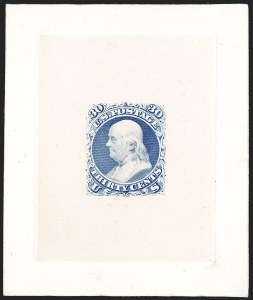 Sale 1221, Lot 1015, Essays and Proofs, 1847 thru 1868 Issues