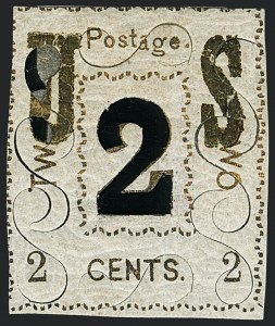 Sale 1221, Lot 1024, Essays and Proofs, 1847 thru 1868 Issues