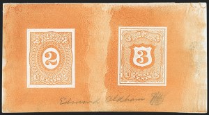 Sale 1221, Lot 1026, Essays and Proofs, 1847 thru 1868 Issues