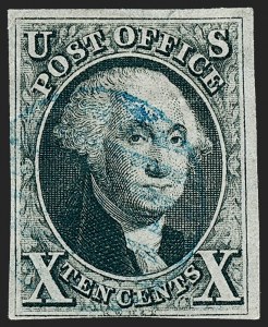 Sale 1221, Lot 1085, 1847 Issue and 1875 Reproduction (Scott 1-4)