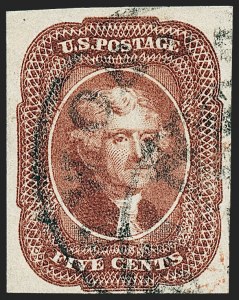 Sale 1221, Lot 1106, 1851-56 Issue (Scott 5-17)