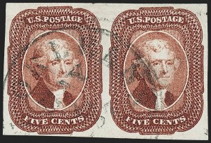 Sale 1221, Lot 1108, 1851-56 Issue (Scott 5-17)