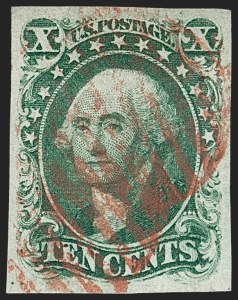 Sale 1221, Lot 1109, 1851-56 Issue (Scott 5-17)