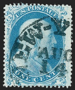 Sale 1221, Lot 1114, 1857-60 Issue (Scott 18-39)
