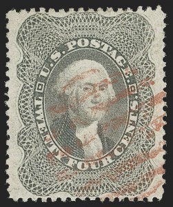 Sale 1221, Lot 1128, 1857-60 Issue (Scott 18-39)