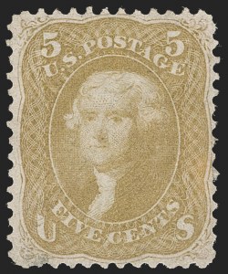 Sale 1221, Lot 1152, 1861-66 Issue (Scott 56-78)