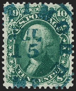 Sale 1221, Lot 1155, 1861-66 Issue (Scott 56-78)