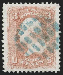 Sale 1221, Lot 1190, 1867-68 Grilled Issue (Scott 79-101)