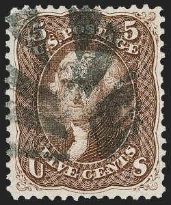 Sale 1221, Lot 1194, 1867-68 Grilled Issue (Scott 79-101)