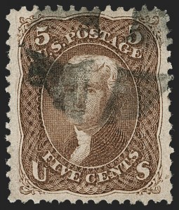 Sale 1221, Lot 1195, 1867-68 Grilled Issue (Scott 79-101)