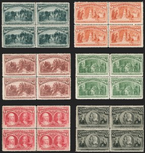 Sale 1221, Lot 1354, 1893 Columbian Issue (Scott 230-245)