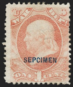 Sale 1221, Lot 1686, Officials Sepcial Printings