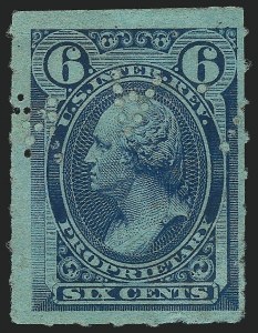 Sale 1221, Lot 1760, Revenues, Second thru Third Issues, Proprietary, Stock Transfer