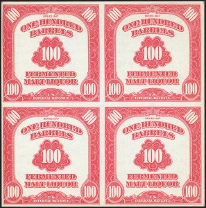 Sale 1221, Lot 1770, Revenues, Beer Stamps