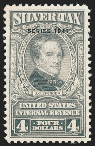 Sale 1221, Lot 1780, Revenues, Silver Tax