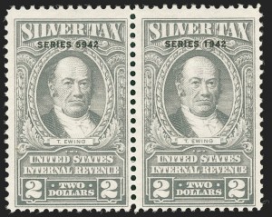 Sale 1221, Lot 1783, Revenues, Silver Tax