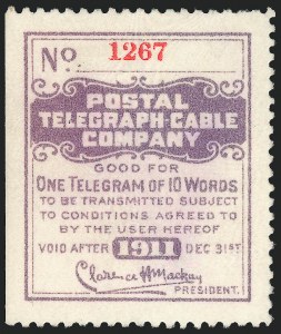 Sale 1221, Lot 1812, Telegraphs