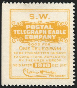 Sale 1221, Lot 1813, Telegraphs