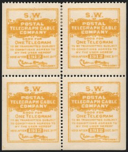 Sale 1221, Lot 1815, Telegraphs