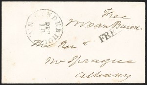 Sale 1223, Lot 8001, Free Franks and Autographs