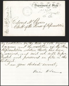 Sale 1223, Lot 8010, Free Franks and Autographs