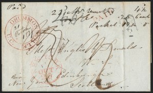 Sale 1223, Lot 8024, Transatlantic Stampless, Ship Mail