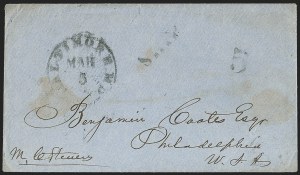 Sale 1223, Lot 8031, Transatlantic Stampless, Ship Mail