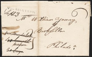 Sale 1223, Lot 8035, Stampless Markings by State
