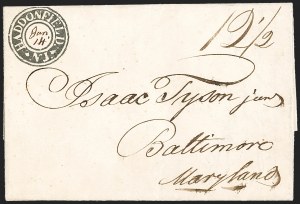 Sale 1223, Lot 8039, Stampless Markings by State