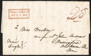Sale 1223, Lot 8040, Stampless Markings by State