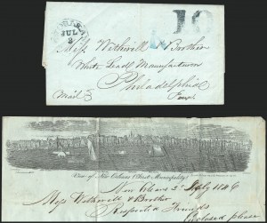 Sale 1223, Lot 8043, Stampless Markings by State