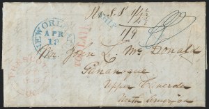 Sale 1223, Lot 8046, Stampless Markings by State