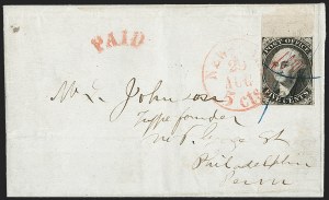 Sale 1223, Lot 8120, N.Y. Postmaster's Provisional