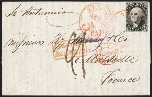 Sale 1223, Lot 8123, N.Y. Postmaster's Provisional