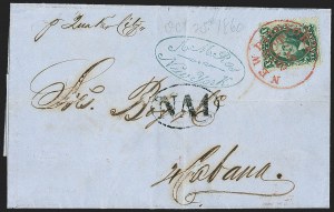 Sale 1223, Lot 8167, 1857-60 Issue